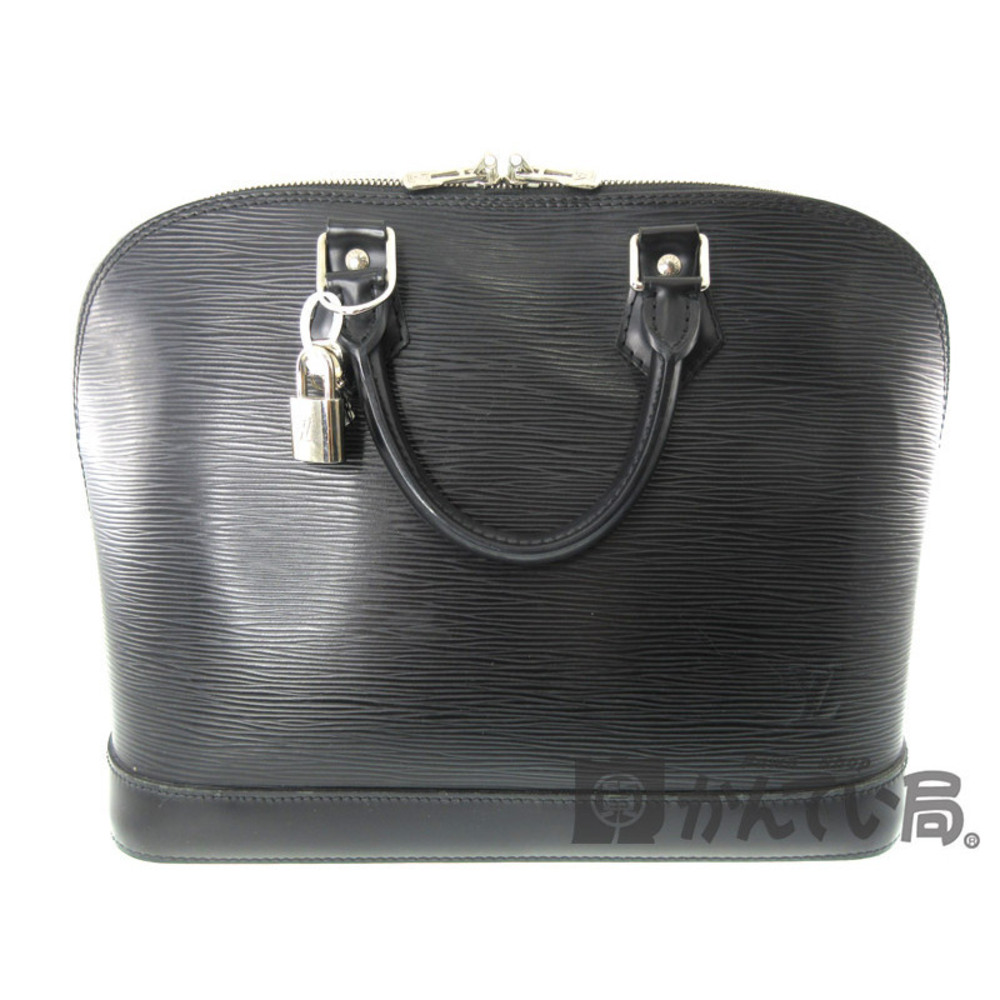 LOUIS VUITTON Alma Handbag Epi Leather Noir Black